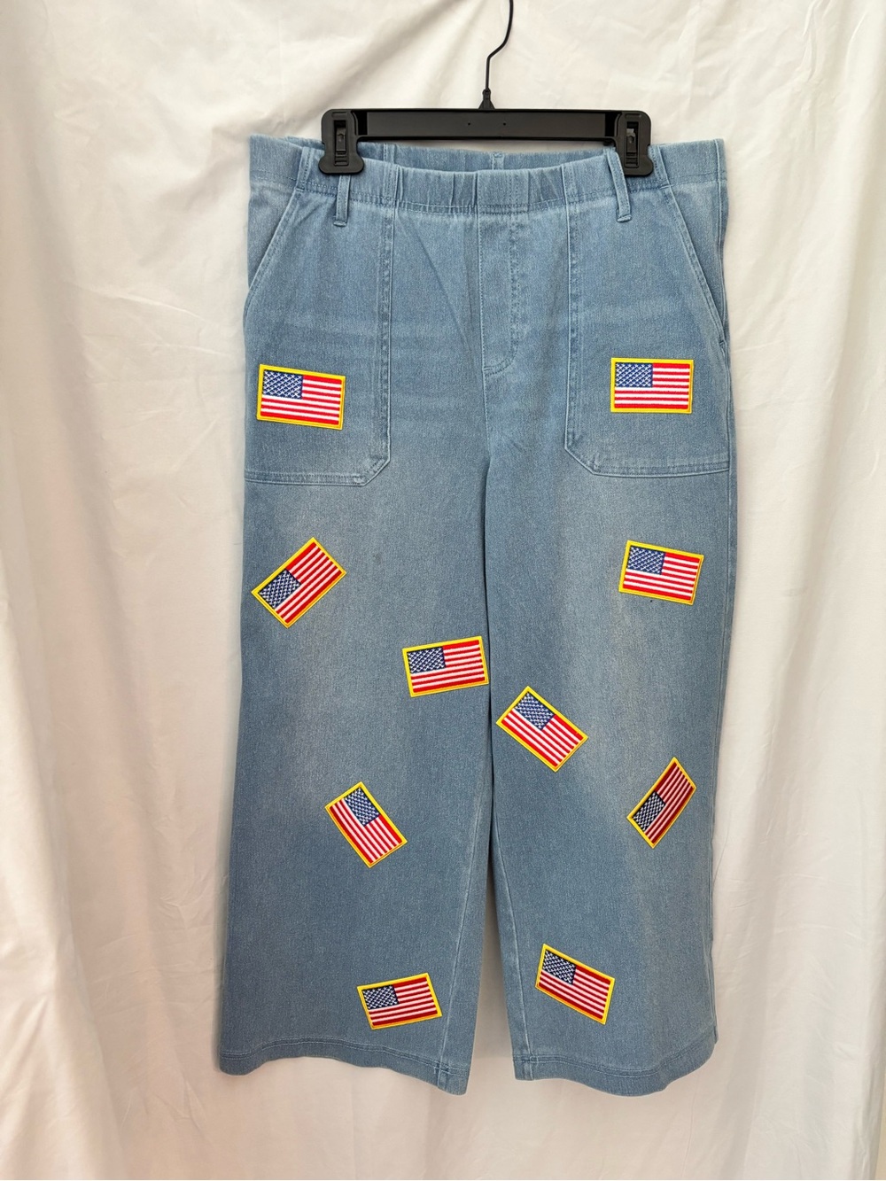 Upcycled Serra Light Blue Relaxed Denim Pants